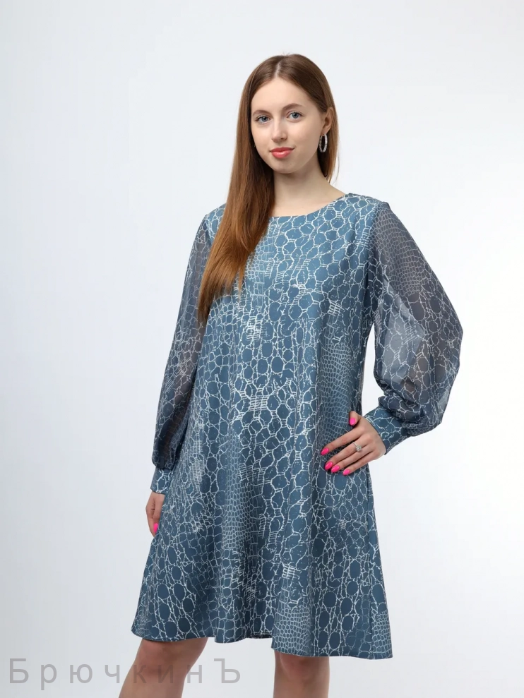 Миражи пл0271в серо-бирюзовый